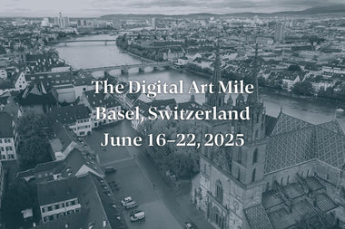 InkPoster displaying contemporary digital artwork at the Digital Art Mile exhibition