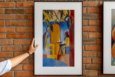 InkPoster color ePaper art display showing a paper-like alternative to traditional digital screens