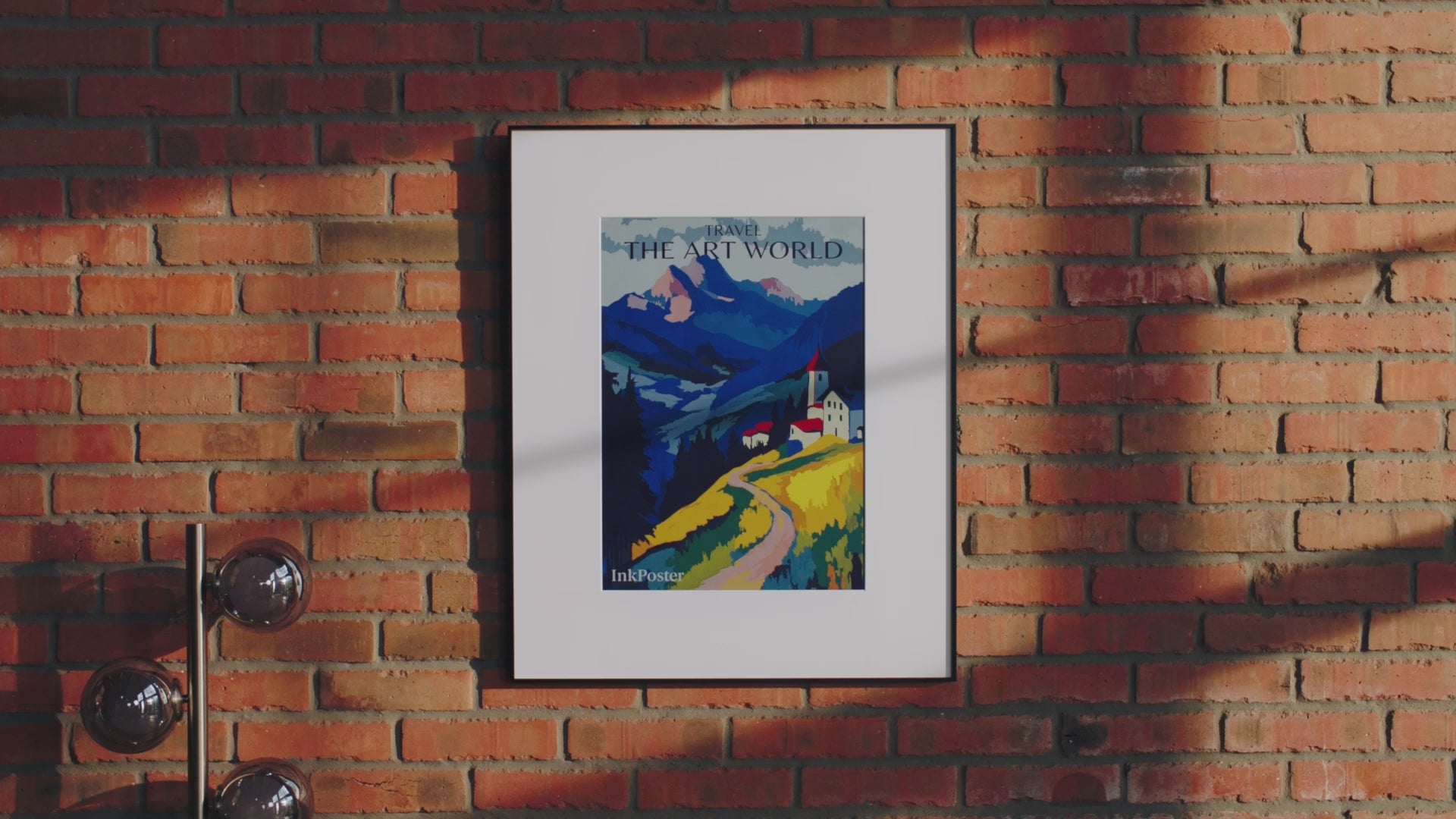 Framed InkPoster display